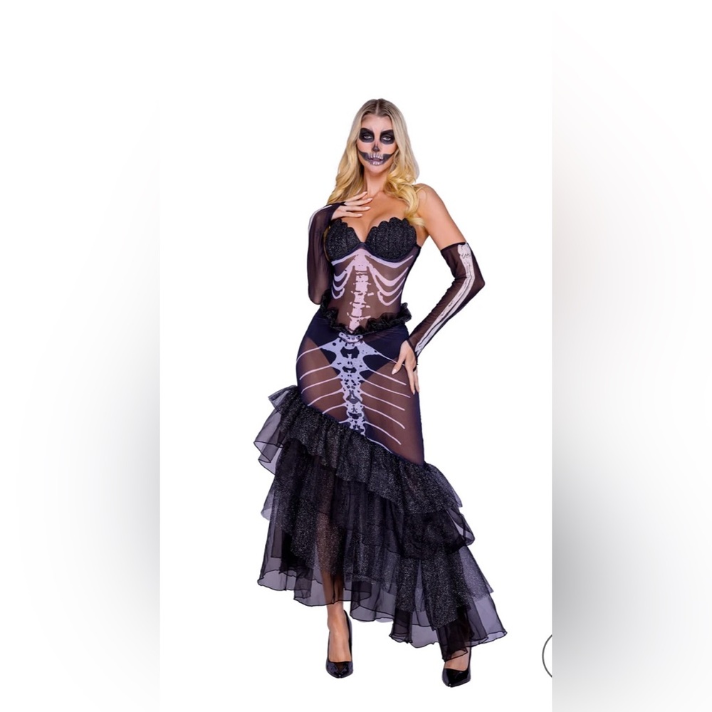 3 pc dark mermaid costume
